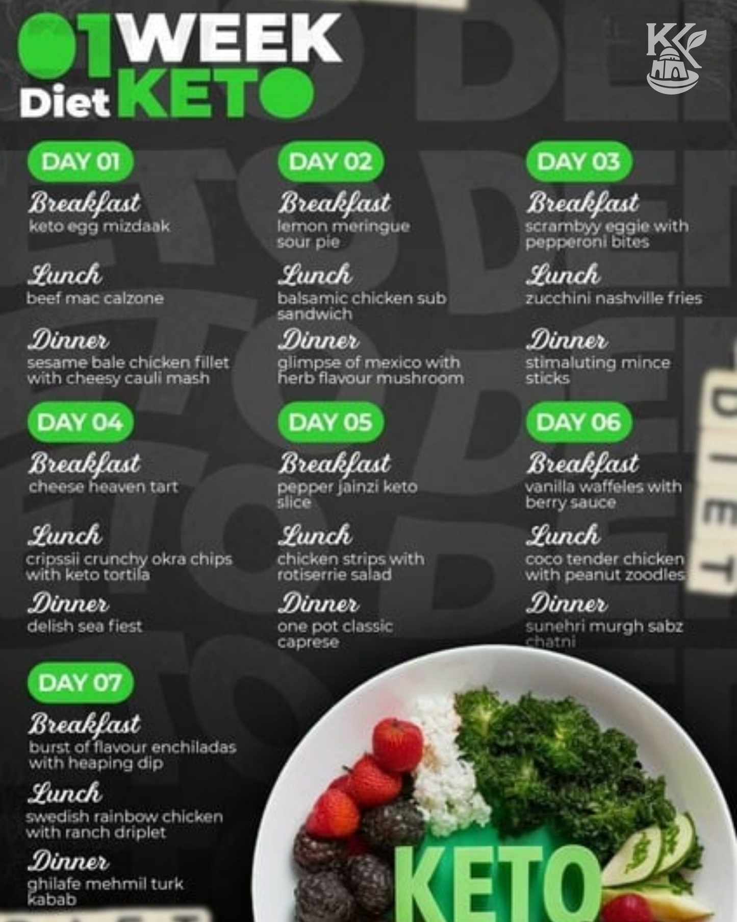 Bi Weekly Keto Meal Plan | Daily Fresh Keto Meals - Keto Karachi