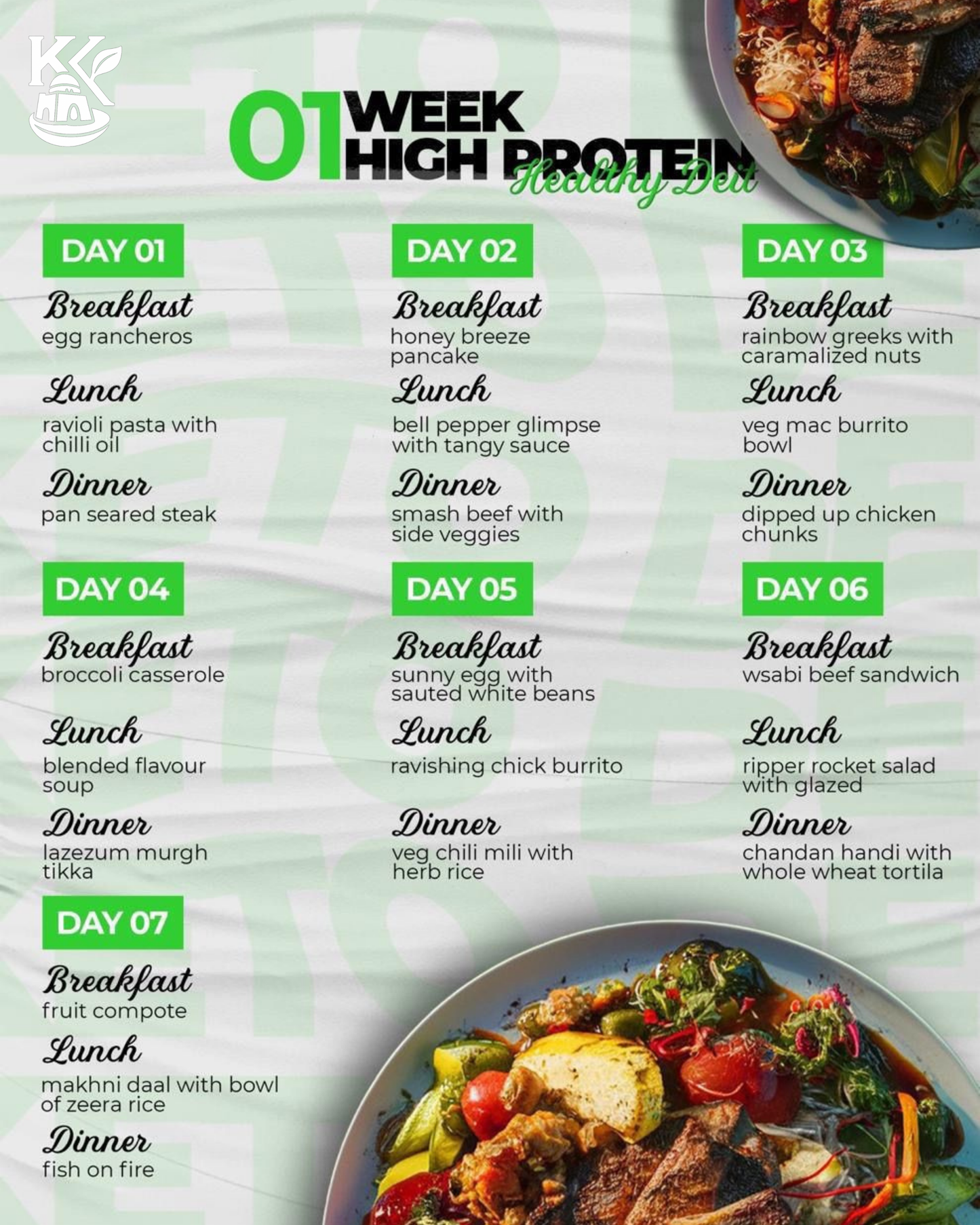 Bi Weekly High Protein Meal - Keto Karachi